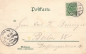 Preview: AK Künstlerkarte, "Wir wollen sein ein einzig Wolk von Brüdern...", gelaufen am 14.03.1897 (Darmstadt)