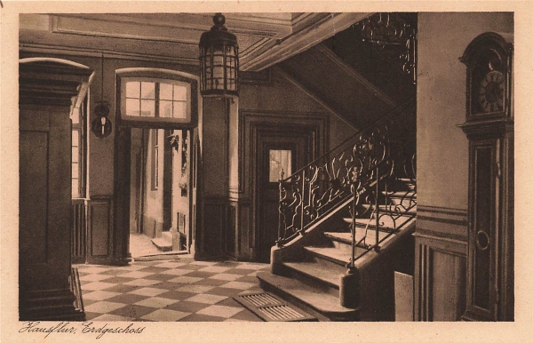 AK Frankfurt a.M. (60306) Goethehaus - Erdgeschoss, n. gelaufen