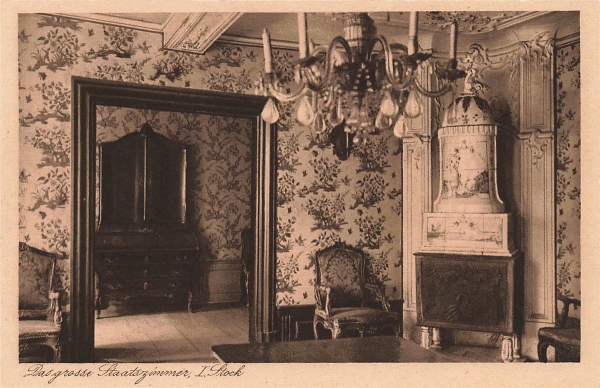 AK Frankfurt a.M. (60306) Goethehaus - Das gr. Staatszimmer, n. gelaufen