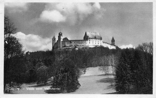 AK Coburg (96450) Coburg - Veste vom Veilchental, n. gelaufen