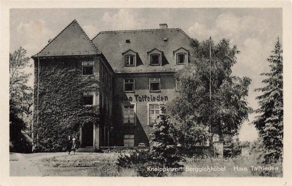 AK Bad Gottleuba-Berggießhübel (01816) Haus Talfrieden, n. gelaufen