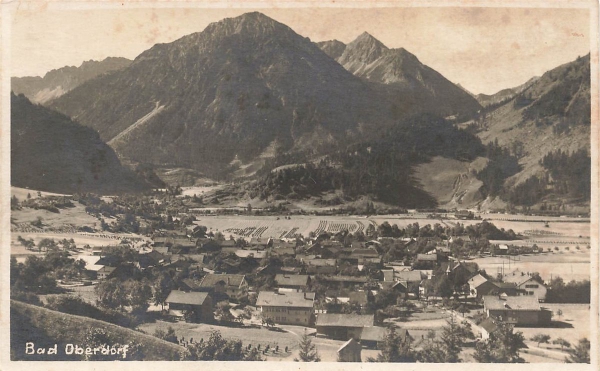 AK Bad Oberdorf (87541) Ortsansicht, n. gelaufen
