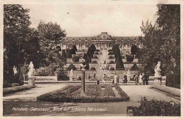 AK Potsdam (14469), Schloss Sanssouci, n. gelaufen