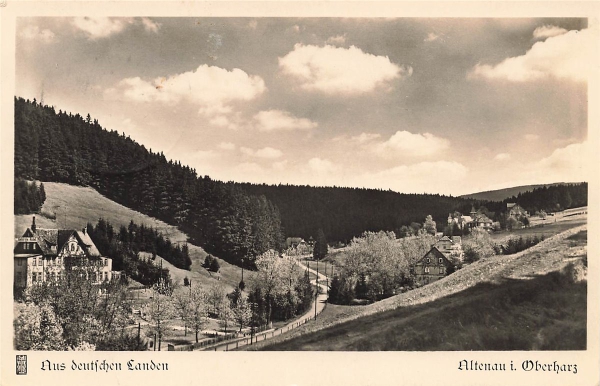 AK Altenau (38707) , "Aus deutchen Lande", gelaufen am 11.06.36