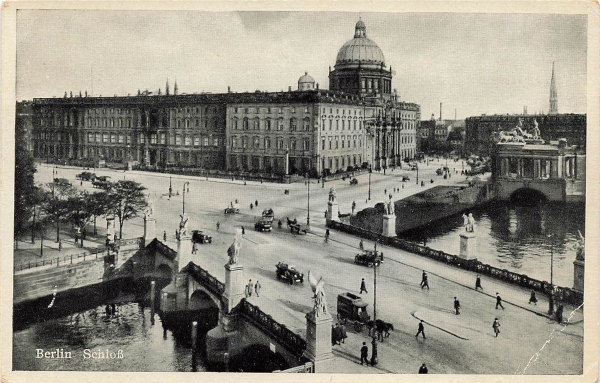 AK Berlin (10178), Berliner Schloß, Feldpost, gelaufen 11.09.20