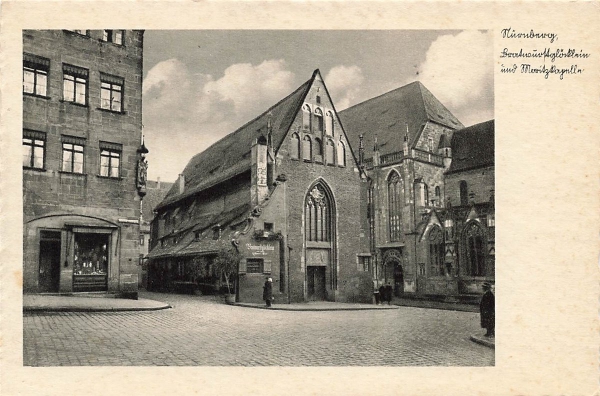 AK Nürnberg (90402 ),Bartwurstgässlein, n. gelaufen