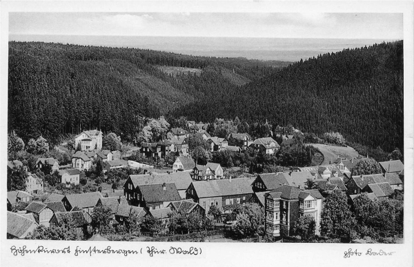 AK Finsterbergen (99894 ), Höhenkurort, Teilansicht, n. gelaufen