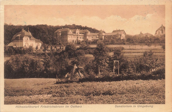 AK Friedrichsbrunn (06502), Hoheluftkurort, gelaufen am 16.11.1934