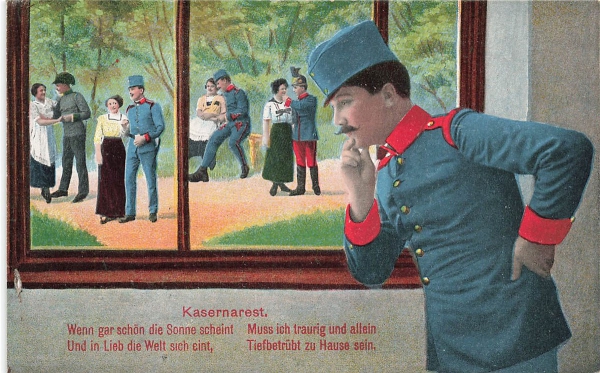 AK Kasernarest, 1. WK, Ungarisch/Österr. Armee , n. gelaufen