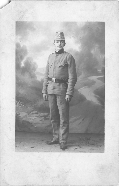 AK Östreich - Ungarischer Offizer, 1. Weltkrieg , gelaufen 08.11.1914