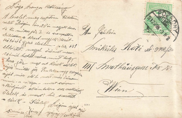 AK Österreisch Ungarischer Offizer im 1. Weltkrieg, n. gelaufen