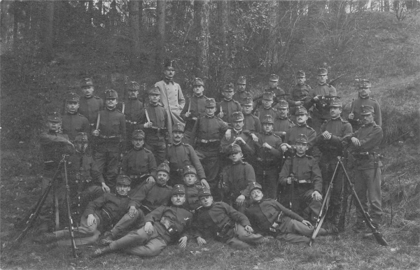 AK Soldatenkompanie (460 01),Feldpost , gelaufen am 10.06.1911