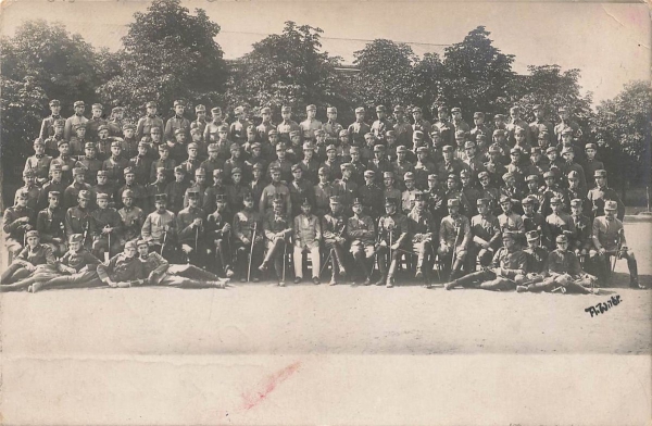 AK 1.WK, Ung / Österreich Armee, Soldatengruppe, gelaufen am 29.11.1911