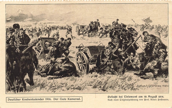 AK 1.WK, Ung / Österreich Armee, "Auzug aus dem Deutscher Knabenkalender 1916", n. gelaufen