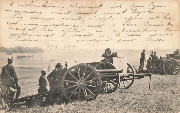 AK 1.WK, Ung / Österreich Armee, "Im Felde....", gelaufen am 04.09.1914