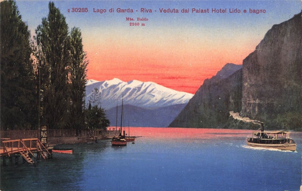 AK Salo (I-24100), Lago di Garda, Sao - Panomama, n.gelaufen