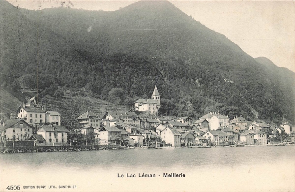 AK Meillerie (74500), Le Lac Lemann, gelaufen am 09.09.1912