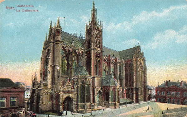 AK Metz (57000), Cathedrale, n. gelaufen