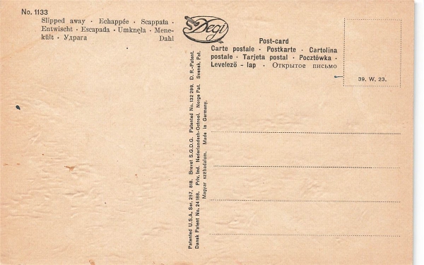 AK Künstlerkarte, "Verliebtes Pärrchen", n. gelaufen