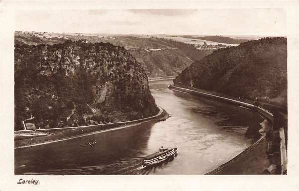 AK St.Goarshausen (AK-00383), Die Loreley, n. gelaufen