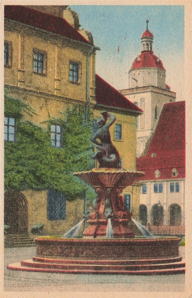 AK Dessau (06842), Im Schlosshof, n. gelaufen