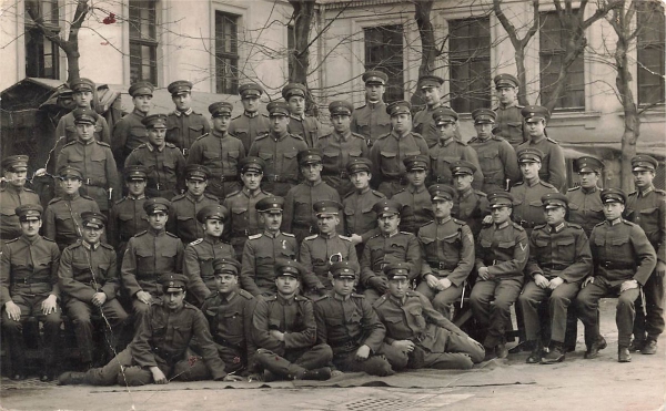 AK 1. WK, Ung / Österreich, GruppenfotoKrieg, n. gelaufen