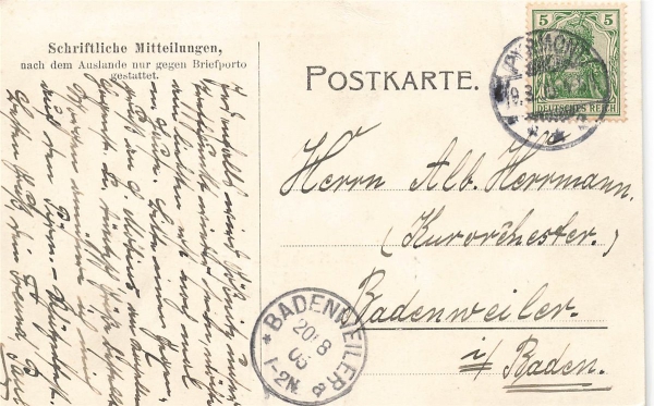AK Bad Prymont (81812), Mehrbildkarte, Sennhütte, gelaufen 19.08.1906