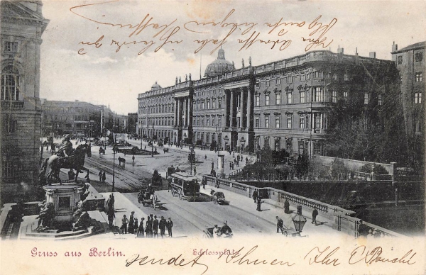 AK Berlin (10115),"Schloßplatz", n. gelaufen