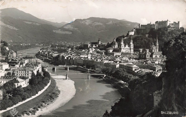 AK Salzburg (5020), Salzburg - Ortansicht, n. gelaufen