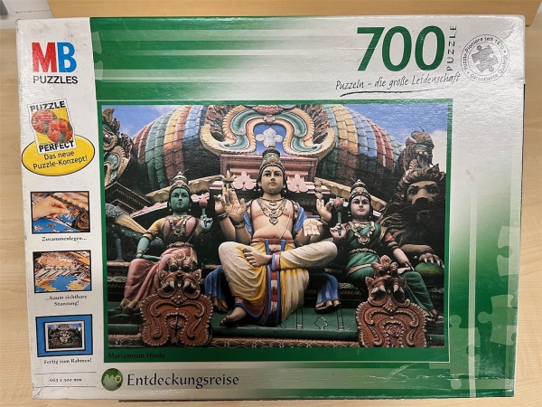 700 Pieces Jigsaw Puzzle, MB-Puzzle, "Mariammann Hindu"