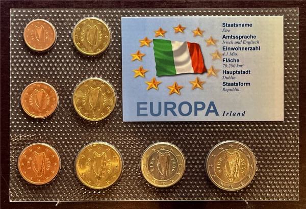 KMS - Irland 2006 - EURO-Motivsatz - ("auf Folie verschweißt")