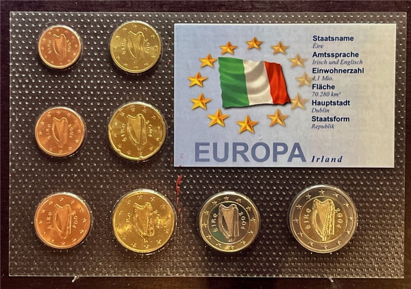 KMS - Irland 2004 - EURO-Motivsatz - ("auf Folie verschweißt")