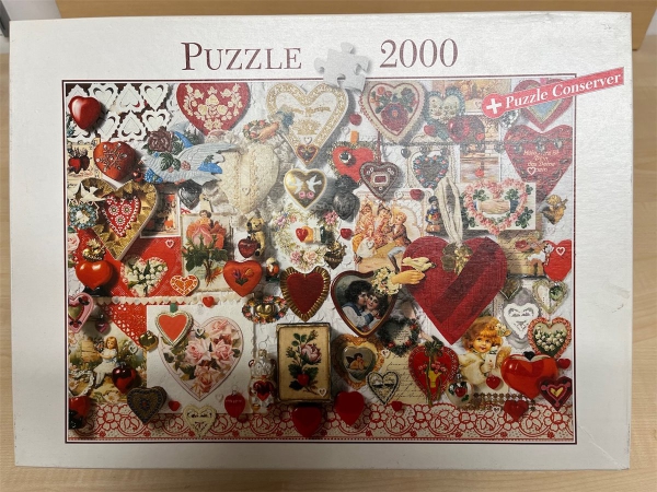 2000 Pieces Jigsaw Puzzle, PUZZLE 2000, "Herzallerliebst"