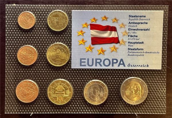 KMS - Österreich 2006 - EURO-Motivsatz - ("auf Folie verschweißt")