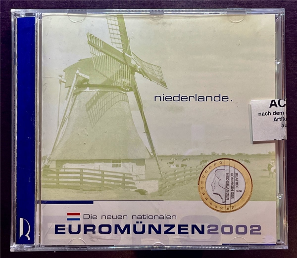 KMS - Niederlande - KMS-Satz, "Die neuen Euromünzen", ("ungeöffnet")