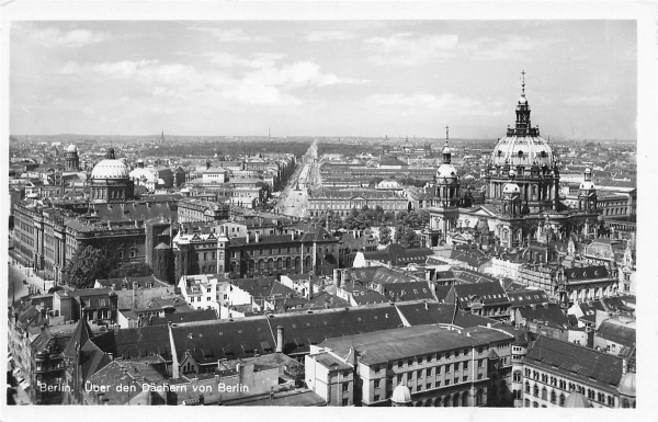 AK Berlin (14199), Über den Dächern von Berlin, n. gelaufen