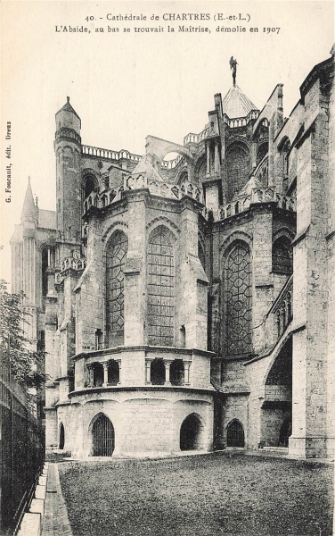 AK Chartres (28000), Cathedrale de Chartres, n. gelaufen