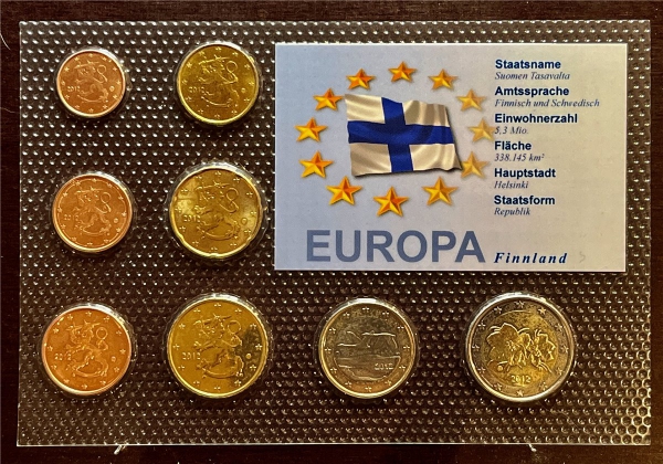 KMS - Finnland 2012 - EURO-Motivsatz - ("auf Folie verschweißt")
