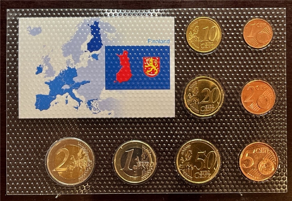 KMS - Finnland - EURO-Motivsatz - ("auf Folie verschweißt")