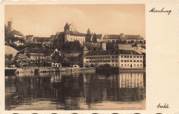 AK Meersburg (88709), Kahle zu Meersburg, gelaufen