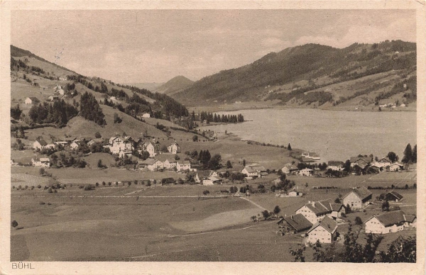 AK Bühl (87509), Bühl am Alpensee, gelaufen am 05.07.1935