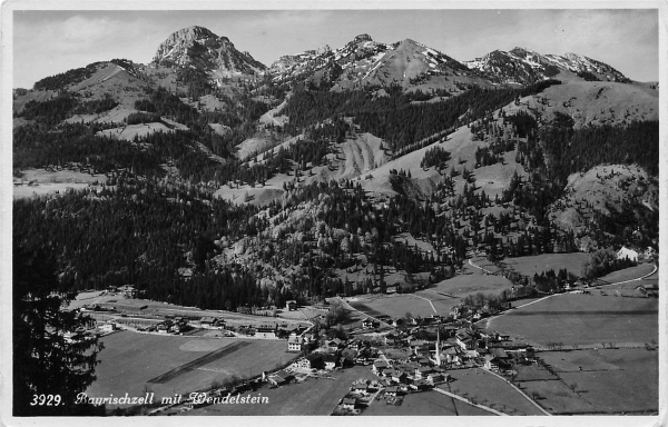 AK Bayrischzell (83735), Bayrischzell mit Wendelstein,n. gelaufen