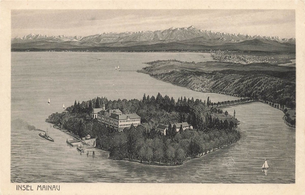 AK Mainau (78462), Insel Mainau, n. gelaufen