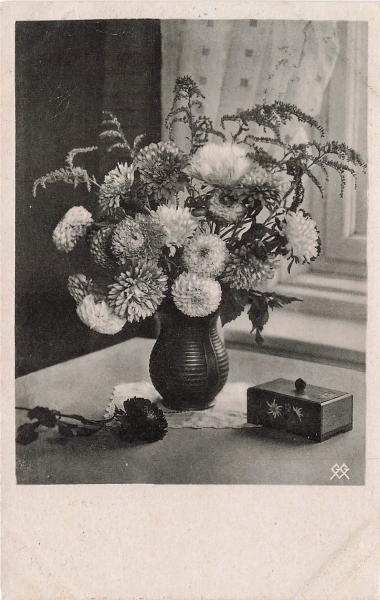AK Motivkarte, "Blumenstrauss", gelaufen