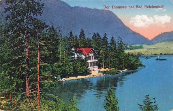 AK Bad Reichenhall (83435), Der Tumsee, gelaufen