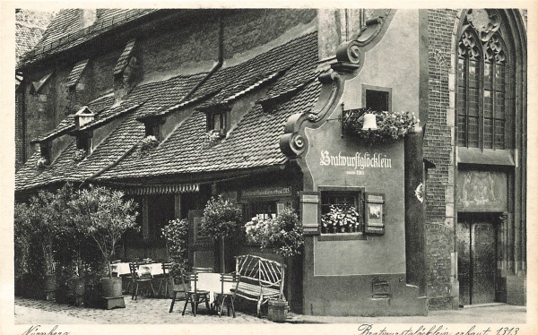 AK Nürnberg (83435), Bratwurstglöcklein, n. gelaufen