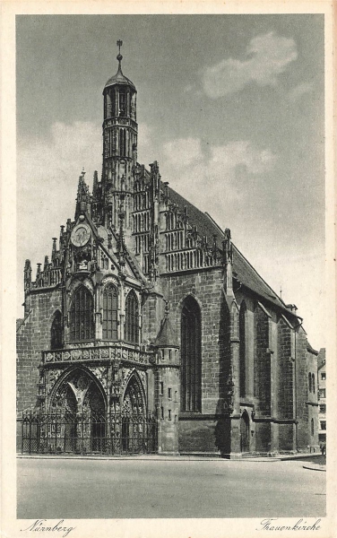 AK Nürnberg (83435), Frauenkirche, n. gelaufen