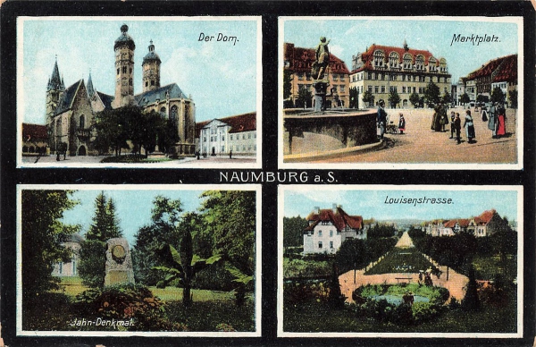 AK Naumburg (06618), Mehrbildkarte, n. gelaufen