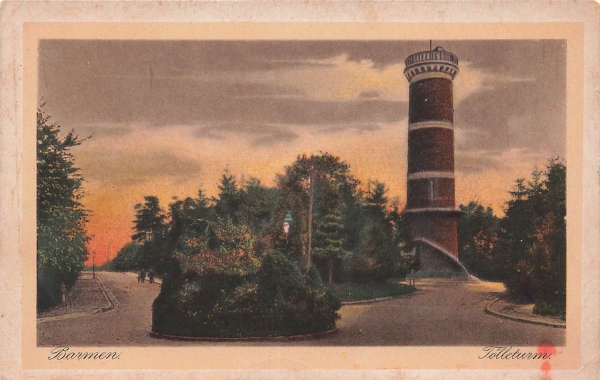 AK Barmen (42103), Tölleturm, n. gelaufen
