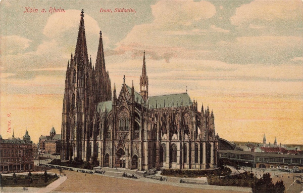 AK Köln  (50667), Dom Südseite, n. gelaufen